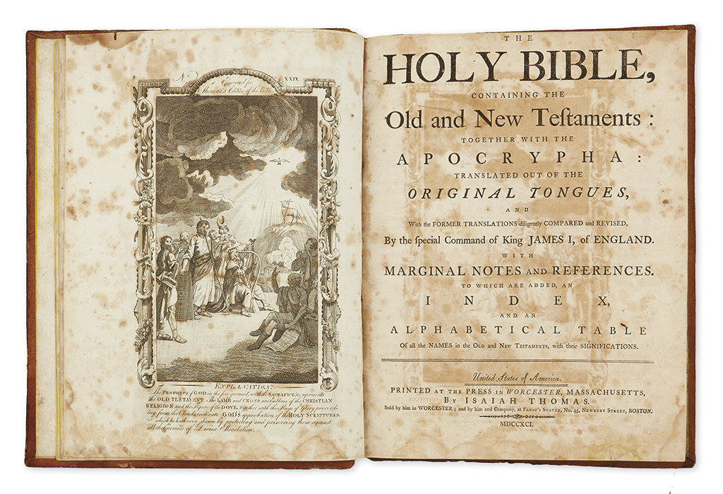 (BIBLE IN ENGLISH.) The Holy Bible, Containing the Old and New Testaments.